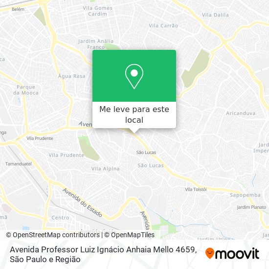 Avenida Professor Luiz Ignácio Anhaia Mello  4659 mapa
