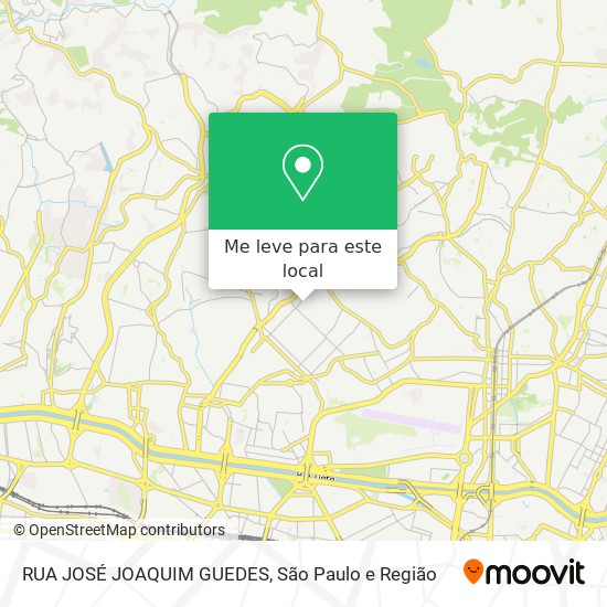 RUA JOSÉ JOAQUIM GUEDES mapa