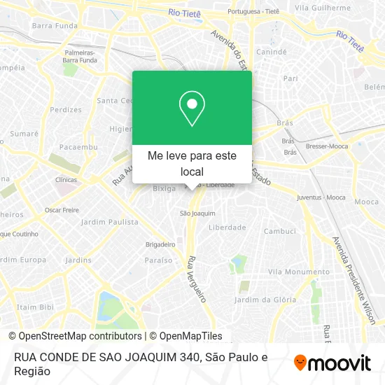 Como chegar até RUA CONDE DE SAO JOAQUIM 340 em Bela Vista de ônibus ...