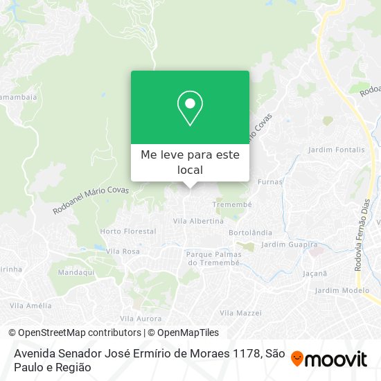 Avenida Senador José Ermírio de Moraes 1178 mapa