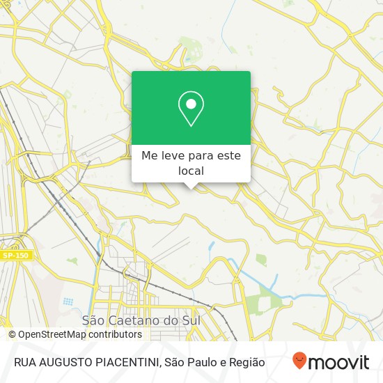 RUA AUGUSTO PIACENTINI mapa