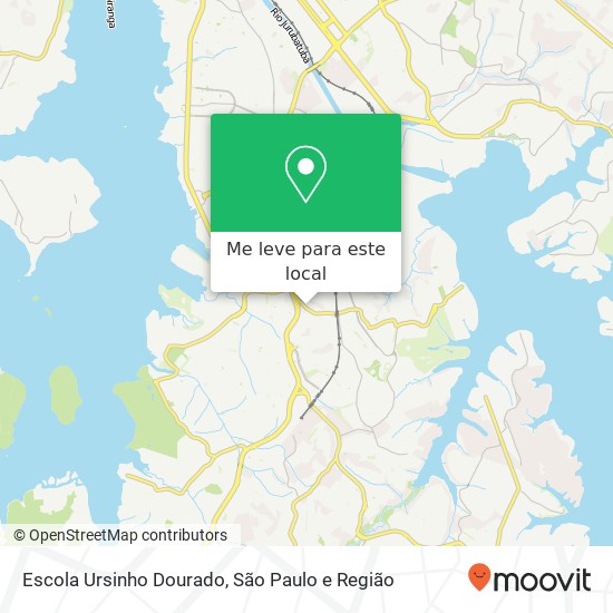 Escola Ursinho Dourado mapa