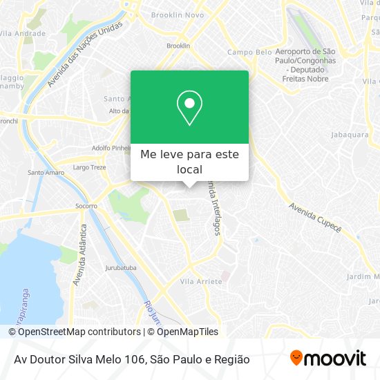 Av Doutor Silva Melo  106 mapa
