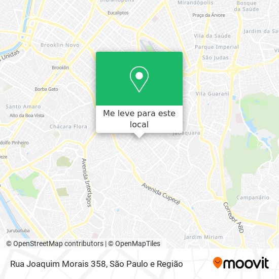 Rua Joaquim Morais 358 mapa