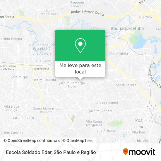 Escola Soldado Eder mapa