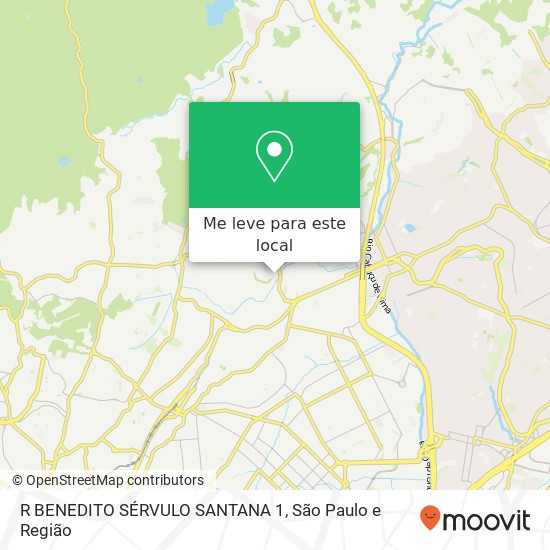 R BENEDITO SÉRVULO SANTANA 1 mapa