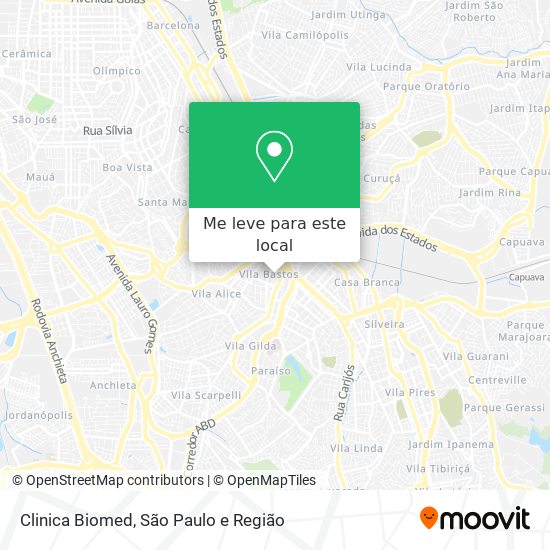 Clinica Biomed mapa