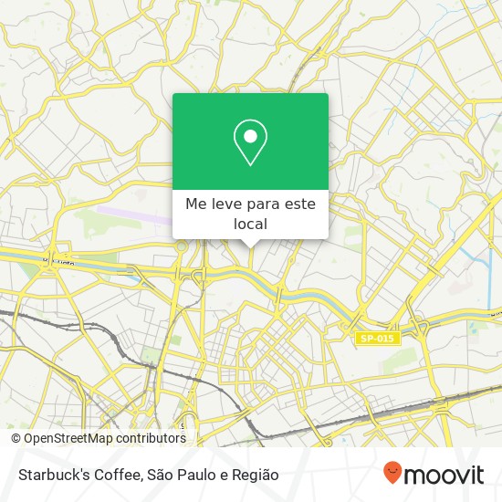 Starbuck's Coffee mapa
