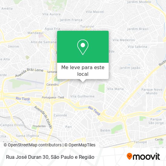 Rua José Duran 30 mapa