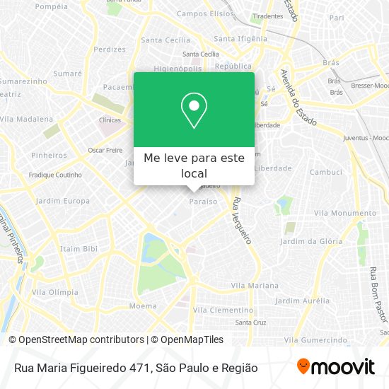 Rua Maria Figueiredo 471 mapa