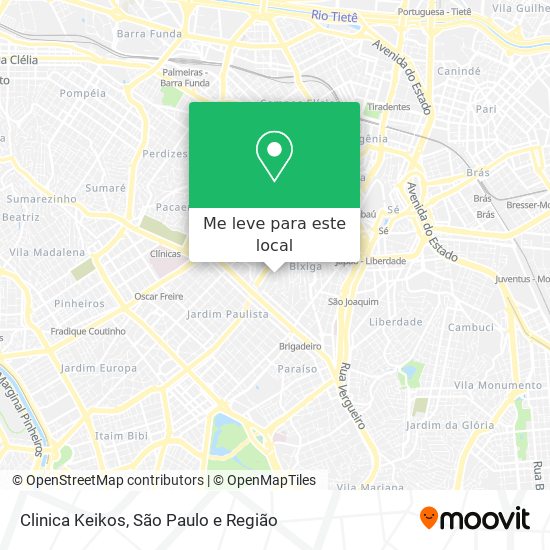 Clinica Keikos mapa