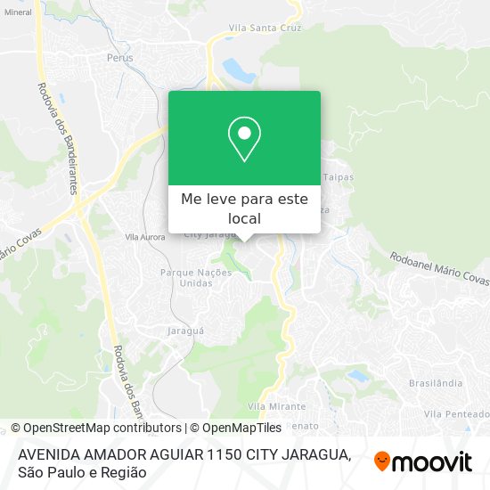 AVENIDA AMADOR AGUIAR 1150 CITY JARAGUA mapa