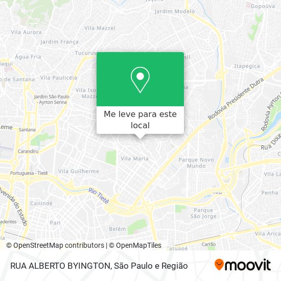 RUA ALBERTO BYINGTON mapa