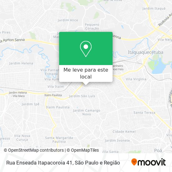 Rua Enseada Itapacoroia 41 mapa