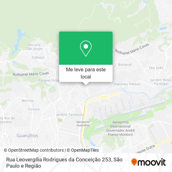 Rua Leovergília Rodrigues da Conceição 253 mapa