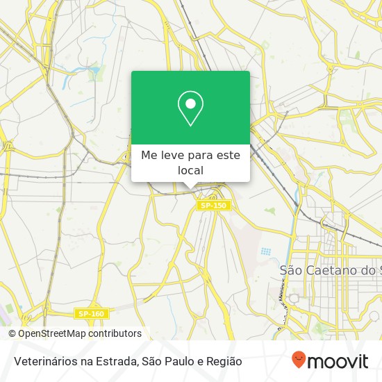 Veterinários na Estrada mapa