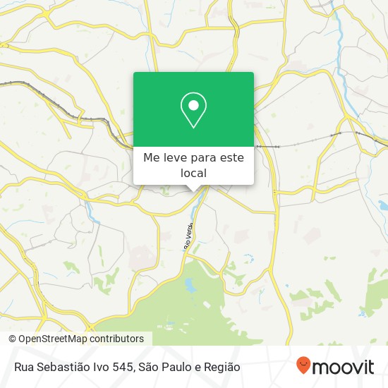 Rua Sebastião Ivo 545 mapa