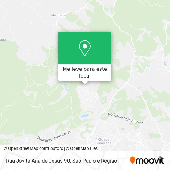 Rua Jovita Ana de Jesus 90 mapa
