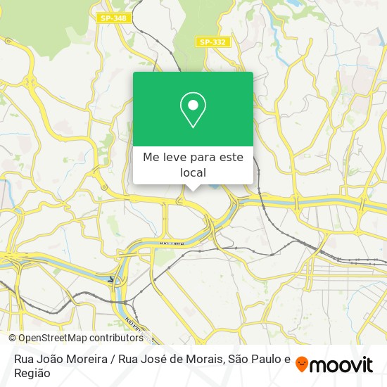 Rua João Moreira / Rua José de Morais mapa