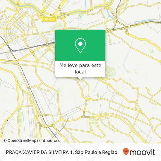 PRAÇA XAVIER DA SILVEIRA 1 mapa