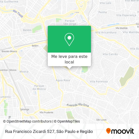 Rua Francisco Zicardi 527 mapa