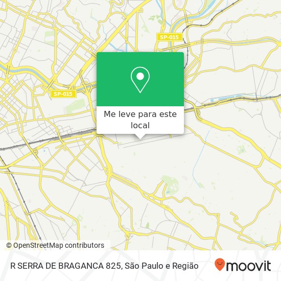 R SERRA DE BRAGANCA 825 mapa