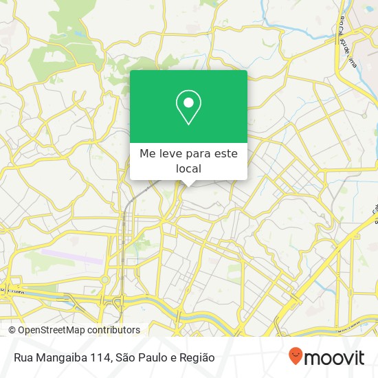 Rua Mangaiba 114 mapa