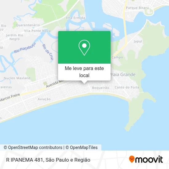 R IPANEMA 481 mapa