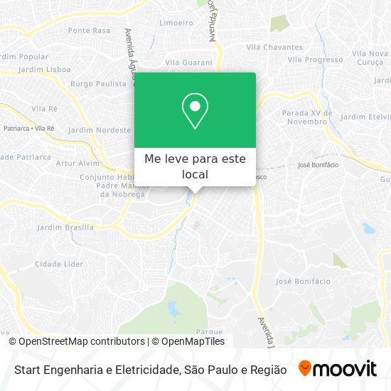 Start Engenharia e Eletricidade mapa