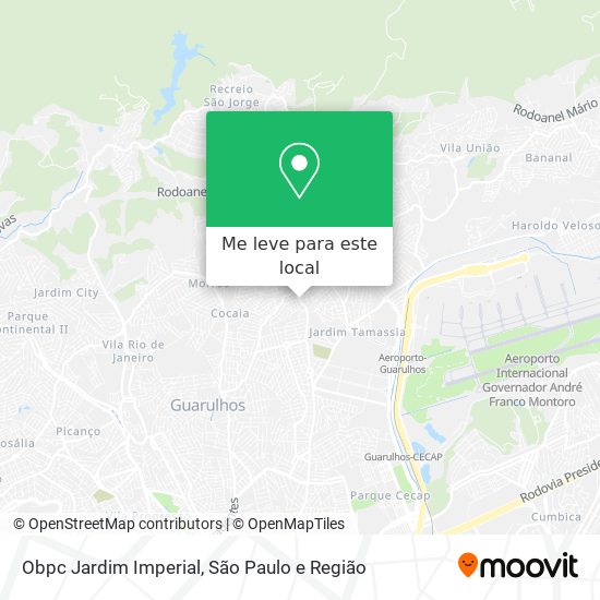 Obpc Jardim Imperial mapa