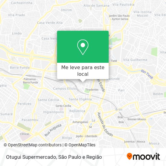 Otugui Supermercado mapa