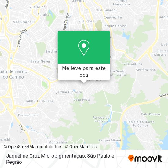 Jaqueline Cruz Micropigmentaçao mapa