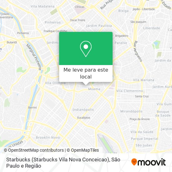 Starbucks (Starbucks Vila Nova Conceicao) mapa