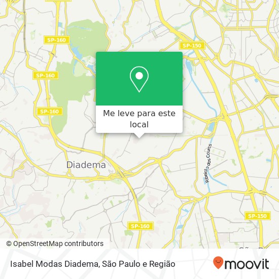 Isabel Modas Diadema mapa