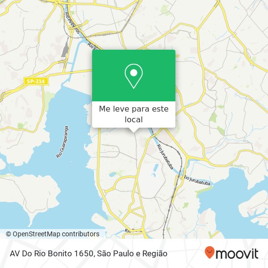 AV Do Rio Bonito 1650 mapa
