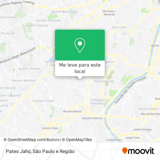 Pateo Jahú mapa