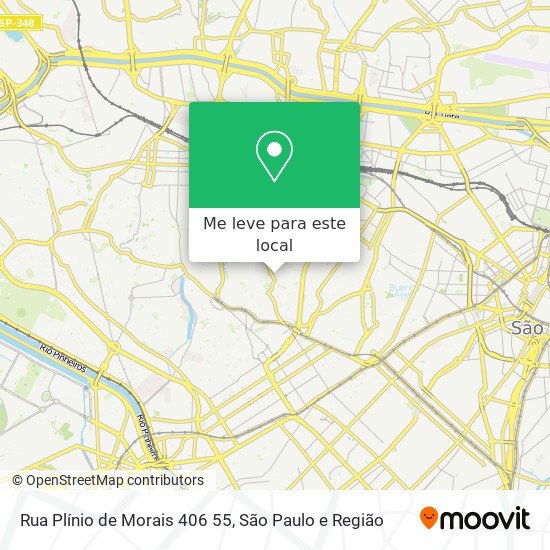 Rua Plínio de Morais  406 55 mapa