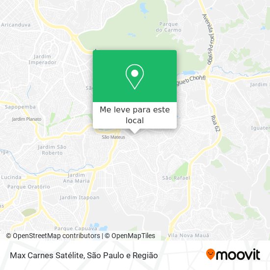 Max Carnes Satélite mapa