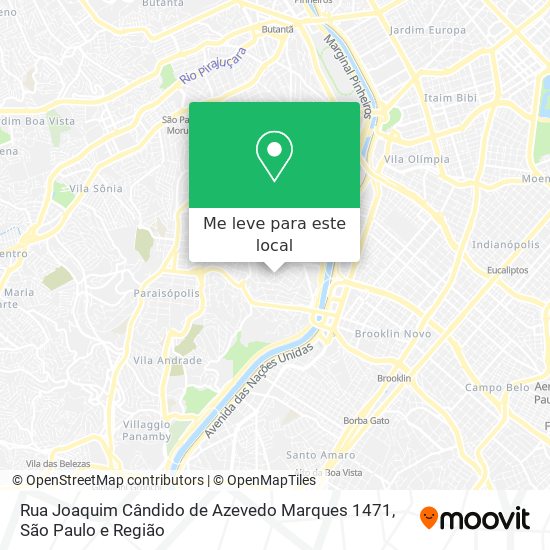 Rua Joaquim Cândido de Azevedo Marques 1471 mapa