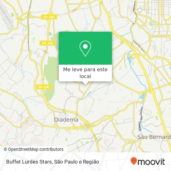 Buffet Lurdes Stars mapa