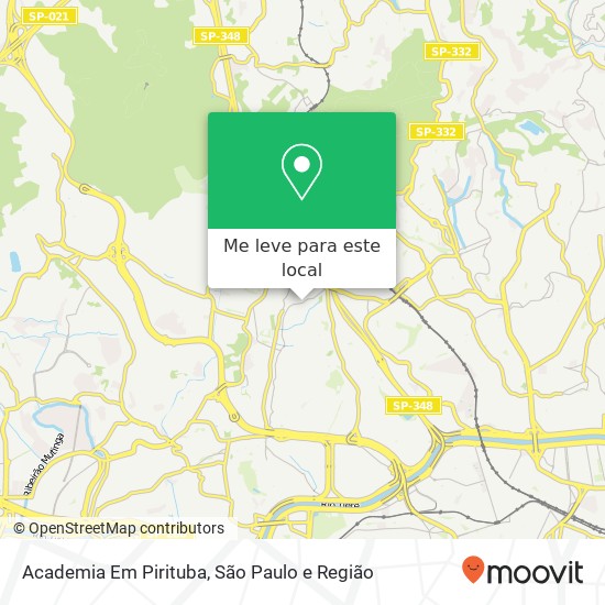 Academia Em Pirituba mapa