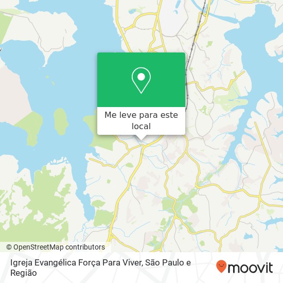 Igreja Evangélica Força Para Viver mapa