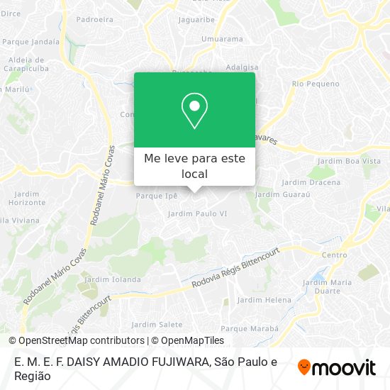 E. M. E. F. DAISY AMADIO FUJIWARA mapa