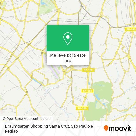 Braumgarten Shopping Santa Cruz mapa