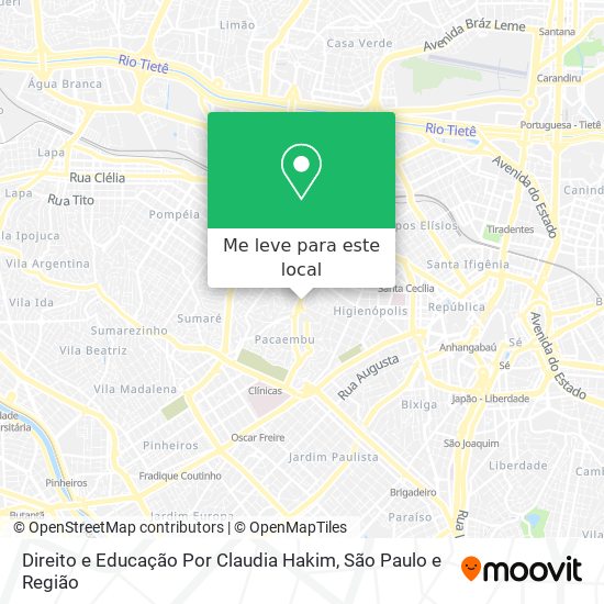 Direito e Educação Por Claudia Hakim mapa