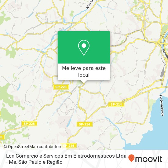 Lcn Comercio e Servicos Em Eletrodomesticos Ltda - Me mapa