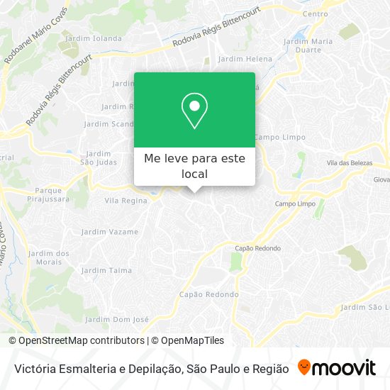 Victória Esmalteria e Depilação mapa