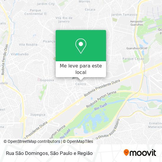 Rua São Domingos mapa