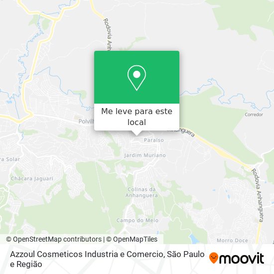 Azzoul Cosmeticos Industria e Comercio mapa