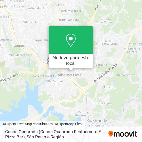 Canoa Quebrada (Canoa Quebrada Restaurante E Pizza Bar) mapa